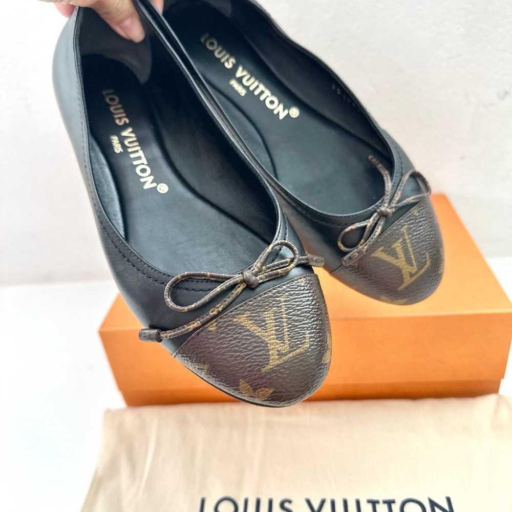 Auth LOUIS VUITTON Rare Find Monogram Black/Brown… - image 1