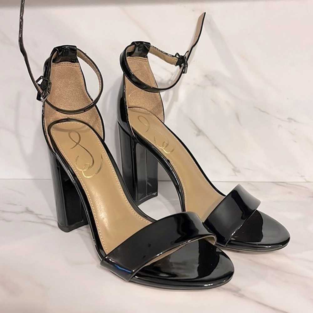 NEW Sam Edelman yaro patent leather black heels 5 - image 1