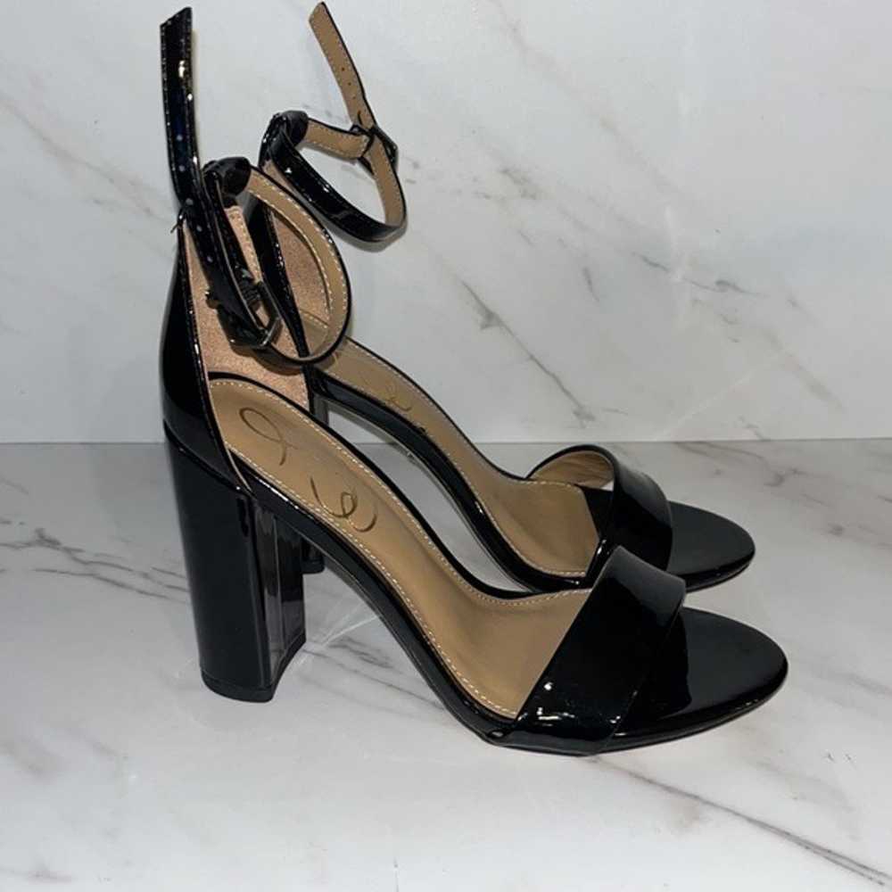 NEW Sam Edelman yaro patent leather black heels 5 - image 3