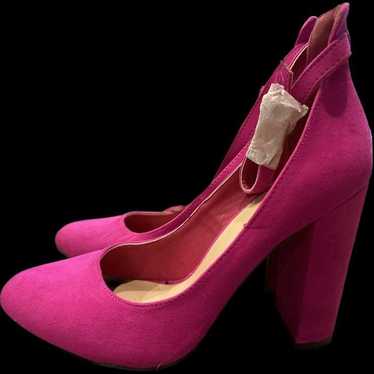 Shoe Dazzle Ulyssa Hot Pink Platform Heels