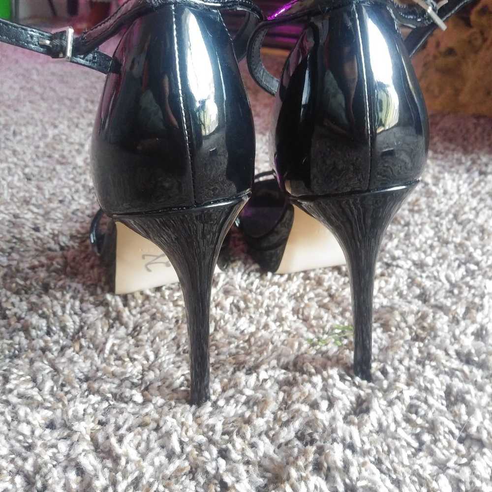 Black Nine West Stiletto Heels - image 3