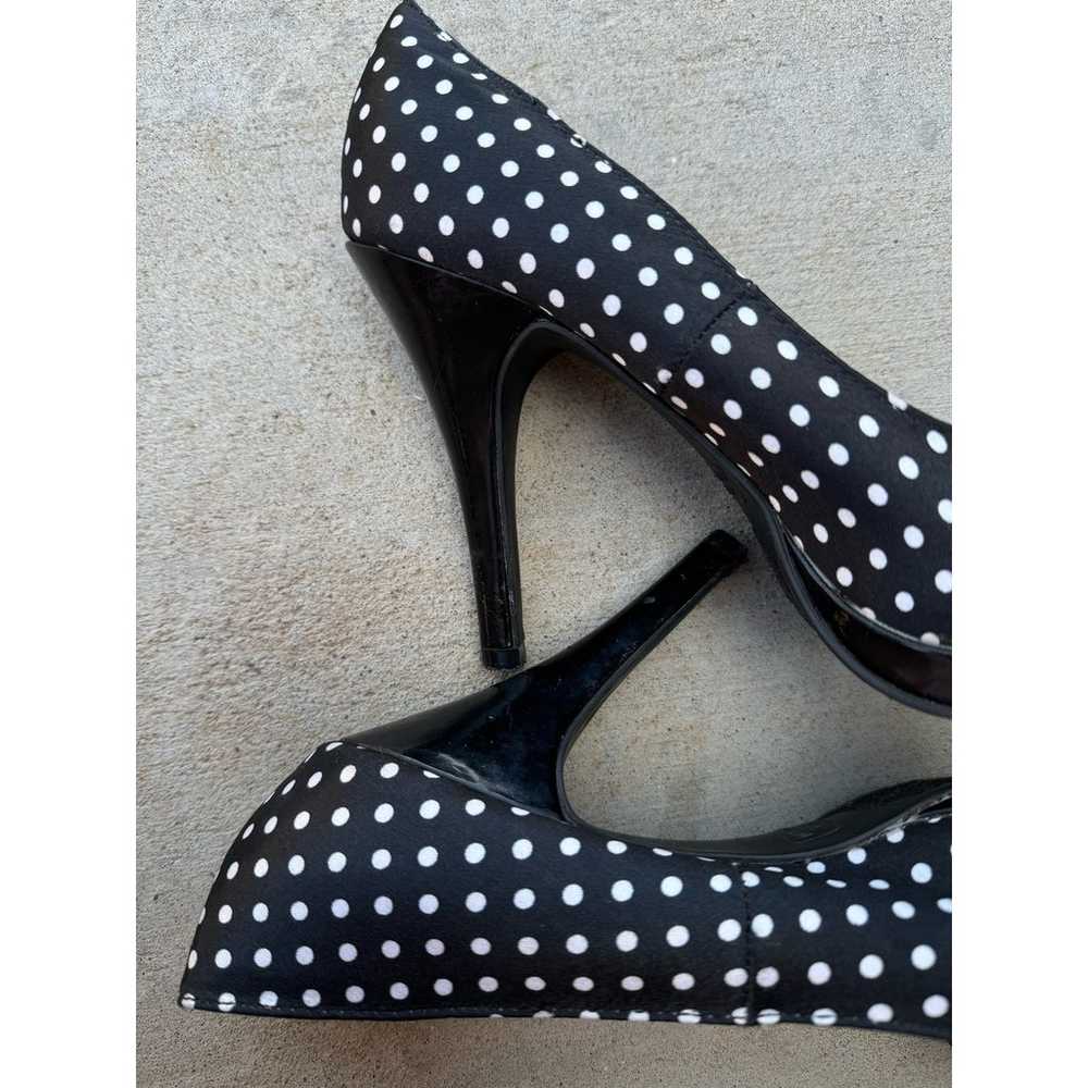 RAMPAGE Womens Black&White Polka Dotted High Heel… - image 4