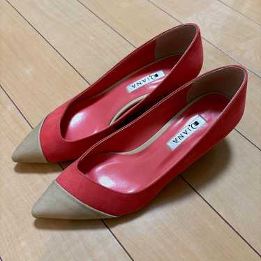 【Great Condition】DIANA Pumps/ Bicolor Pink & Beige