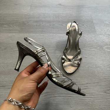 Calvin Klein Natalia Snake Print Heels