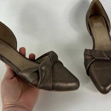 eileen fisher dorsay flats size 7.5 bronze