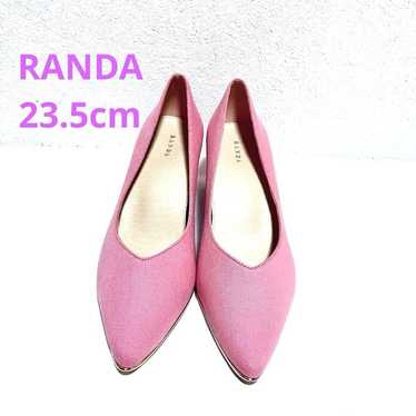 【Excellent condition】RANDA pumps 23.5cm Pink Heel… - image 1