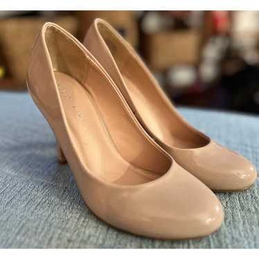 Kelly and katie Nude Patent Leather Heels sz 6 - image 1