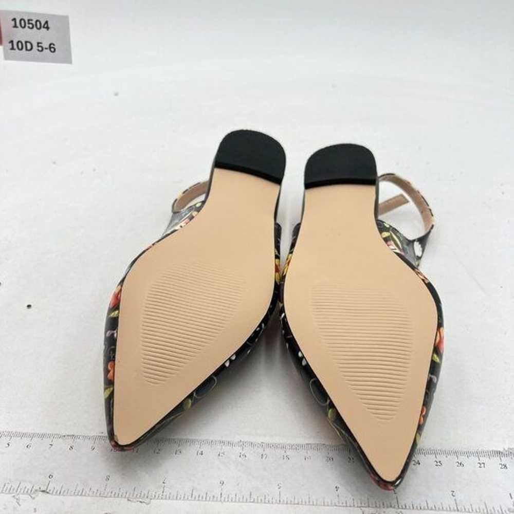 FOWT Simple Closed Pointed Toe Slingback Buckle S… - image 6