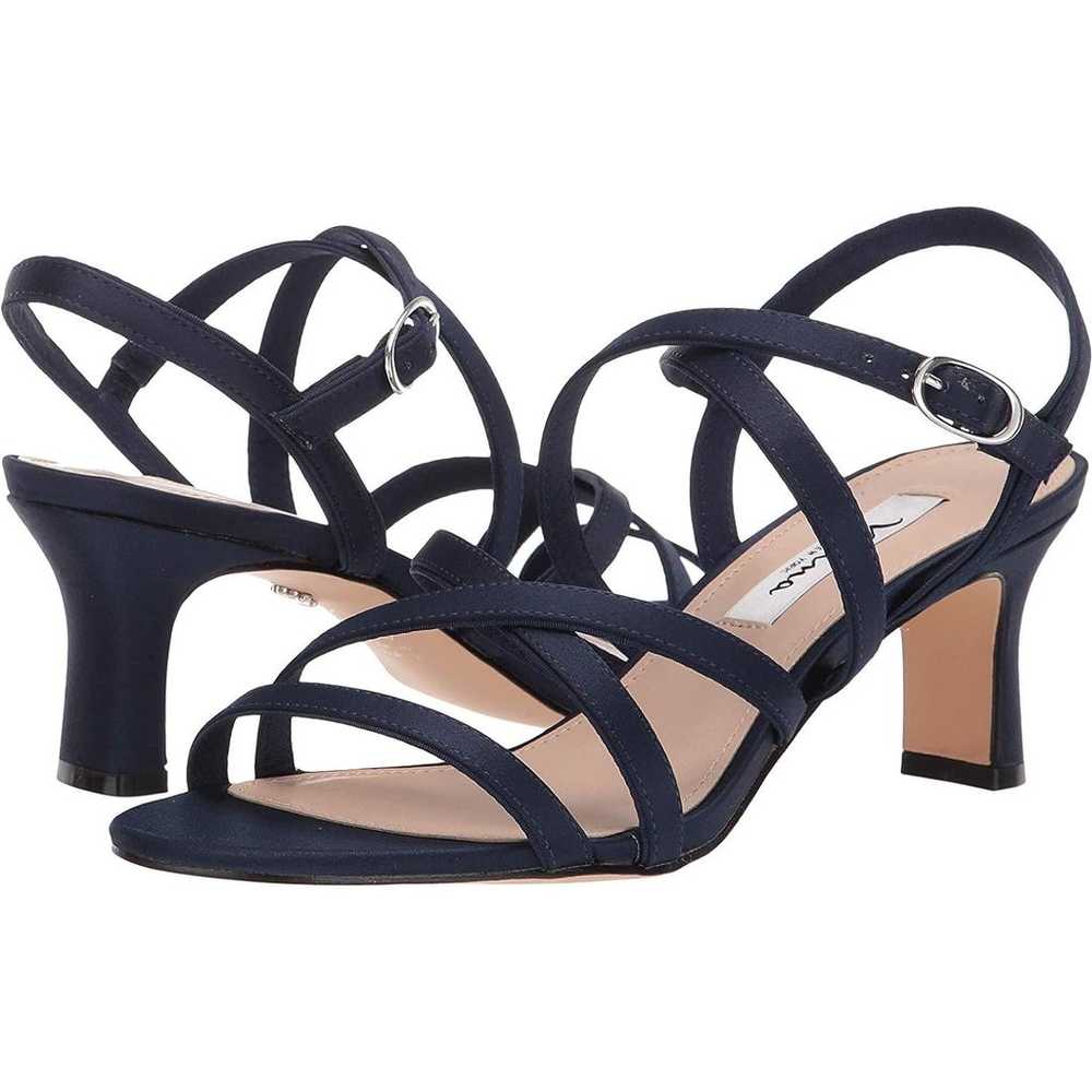 NINA Women's Genaya Dress Sandal in Navy Size 10 … - image 1