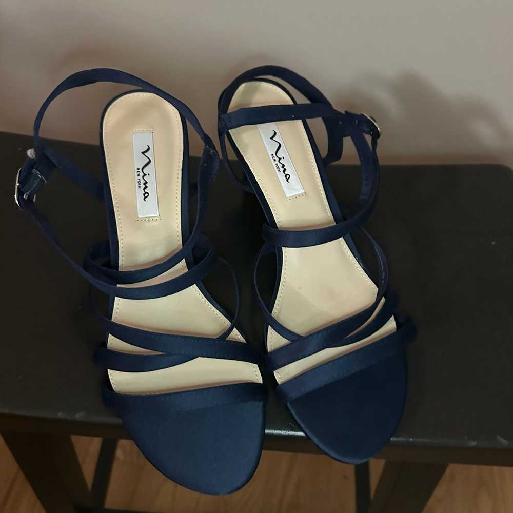 NINA Women's Genaya Dress Sandal in Navy Size 10 … - image 2