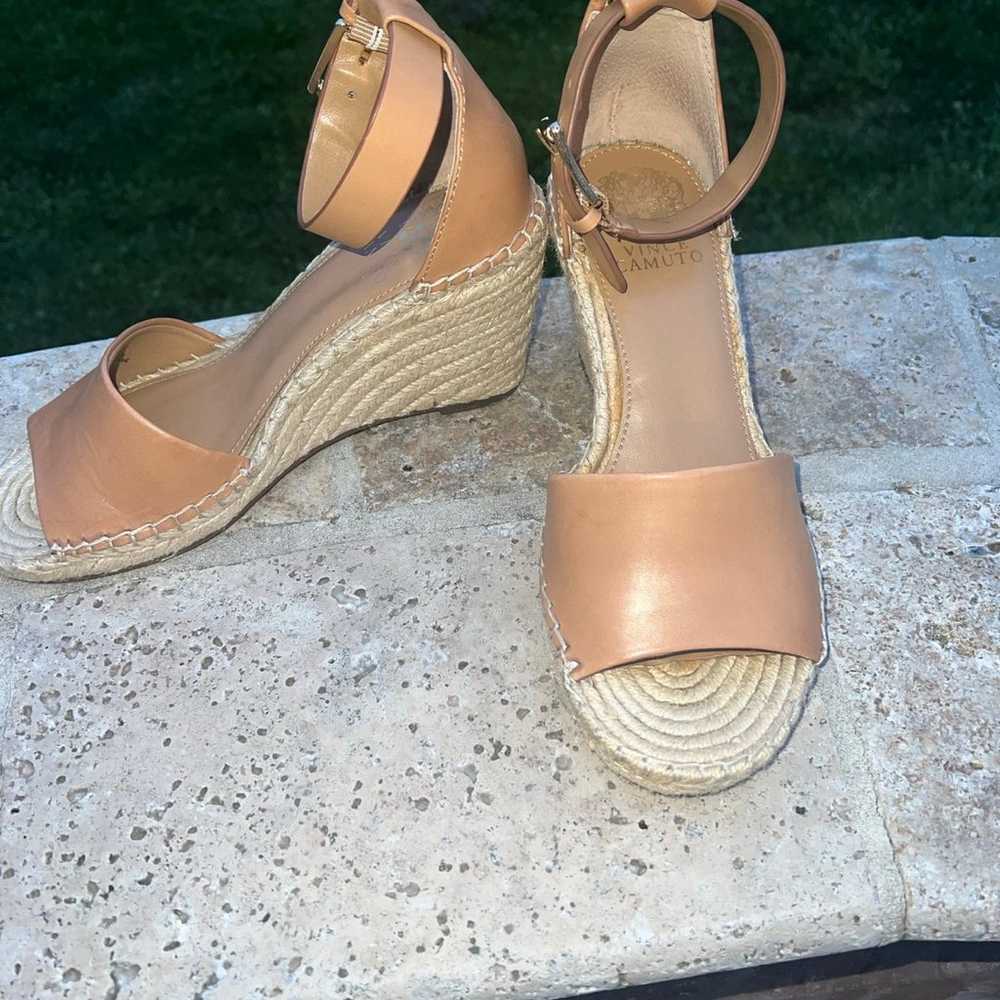 Vince Camuto Tan Leather Wedge heels - image 4