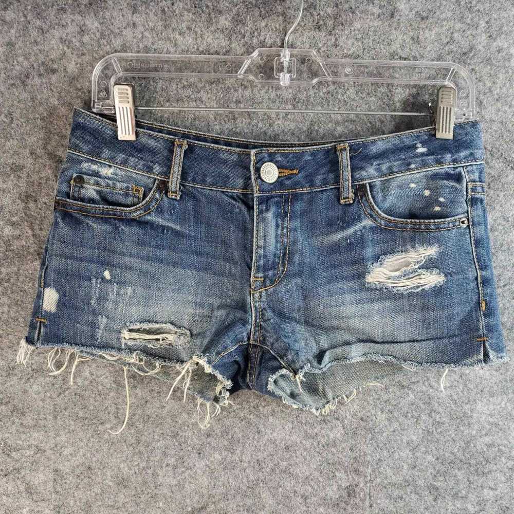 Vintage Aeropostale Denim Blue Jean Cut Off Short… - image 2