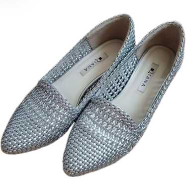 【Great Condition】Diana Mesh Pumps Silver