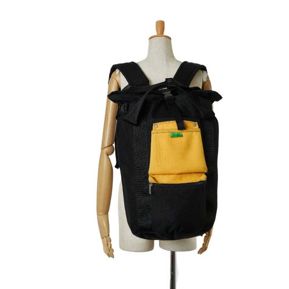 Other Other Porter Union Canvas Backpack Black Ye… - image 9