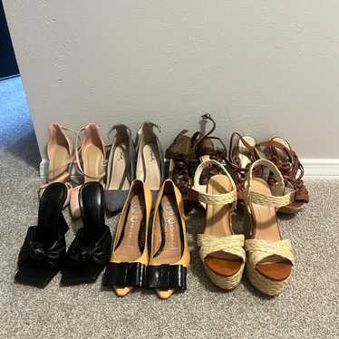 Huge lot bundle of pumps heels wedges