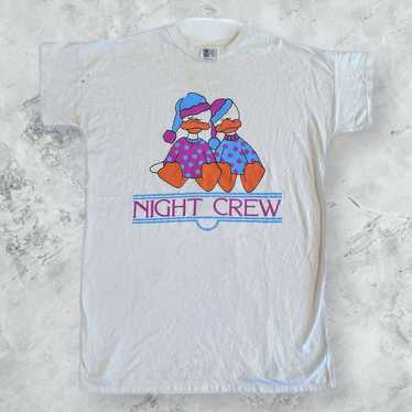 Vintage duck graphic sleep shirt