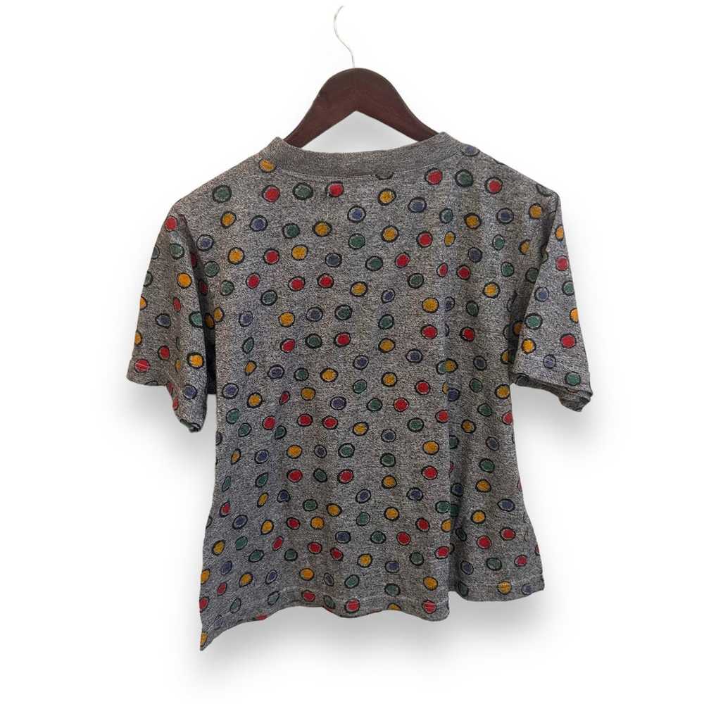 Vintage Active Elements Polka Dot T-shirt Size Sm… - image 2