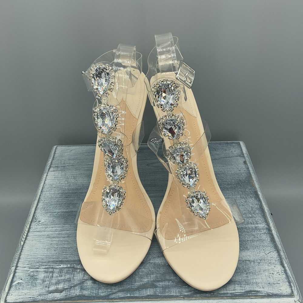 NEW Mackin J Women’s Rhinestone Clear Strap Stile… - image 3