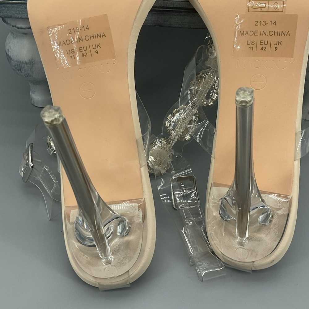 NEW Mackin J Women’s Rhinestone Clear Strap Stile… - image 9