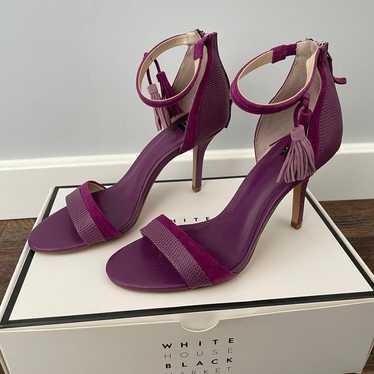 White House, Black Market Purple Heels, size 7 1/2 - image 1