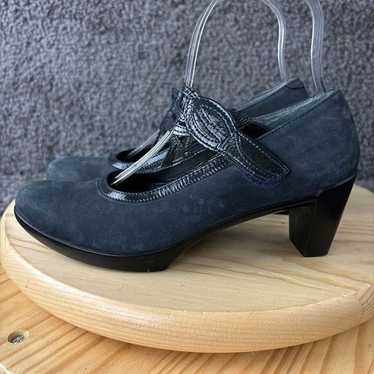 Naot Luma Mary Jane Pumps Womens 6.5 Blue Gray Sue