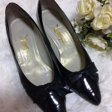 Yves Saint Laurent Ribbon Pumps Black 35 Black