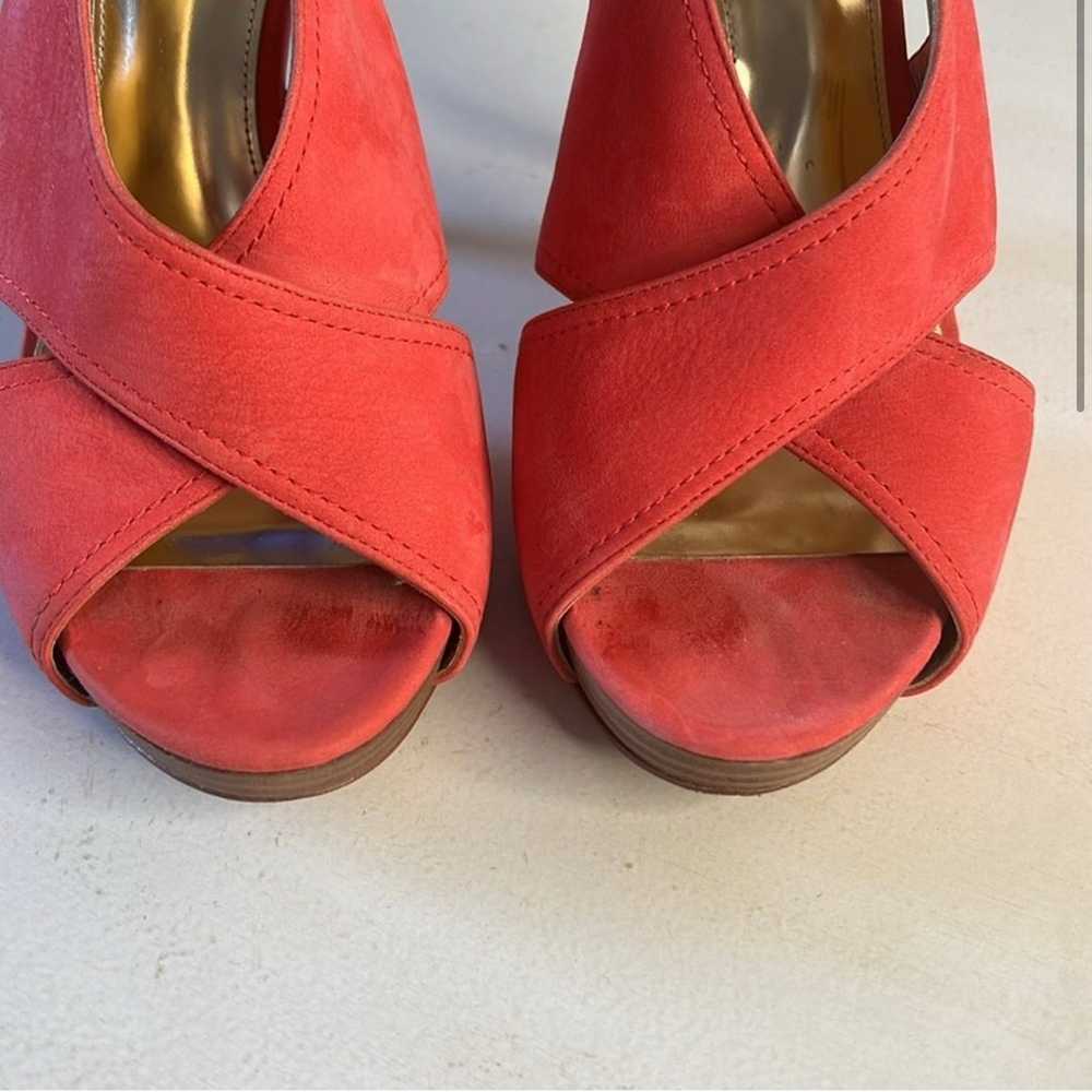 COACH ADELLE BLOSSOM NUBUCK SUEDE LEATHER HEELS S… - image 3