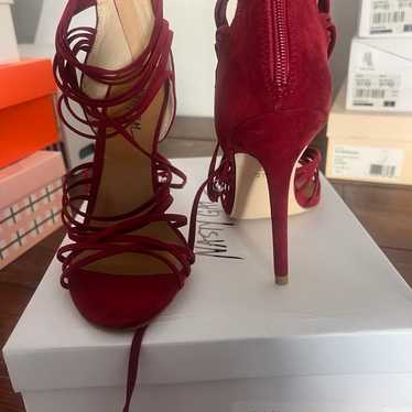 Burgundy heels