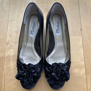 Mint condition, Himiko pumps, black, 23.5cm.