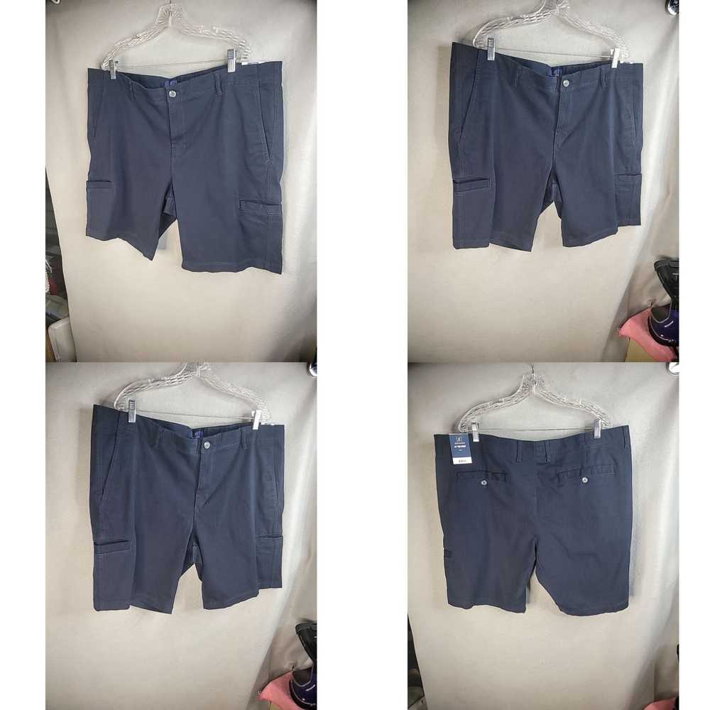 George New George Mens 46 Tech Cargo Shorts Blue … - image 4