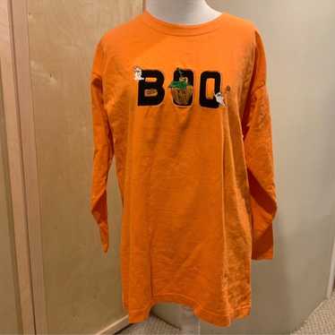 Vintage Malarkey BOO Halloween long sleeve shirt … - image 1