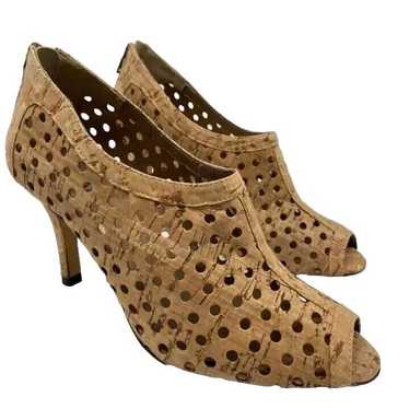 VANELI Shoes Womens Sz 8M Cut Out Cork Leather Pu… - image 1