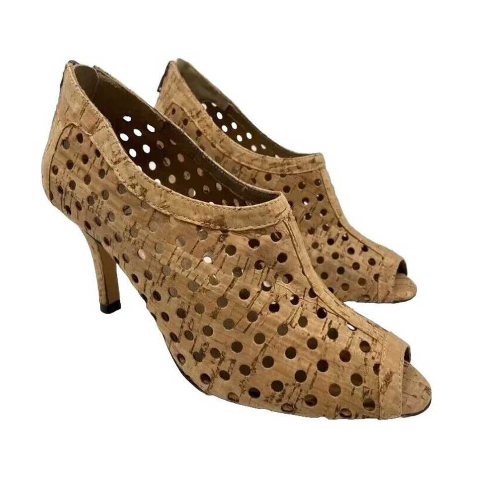 VANELI Shoes Womens Sz 8M Cut Out Cork Leather Pu… - image 3