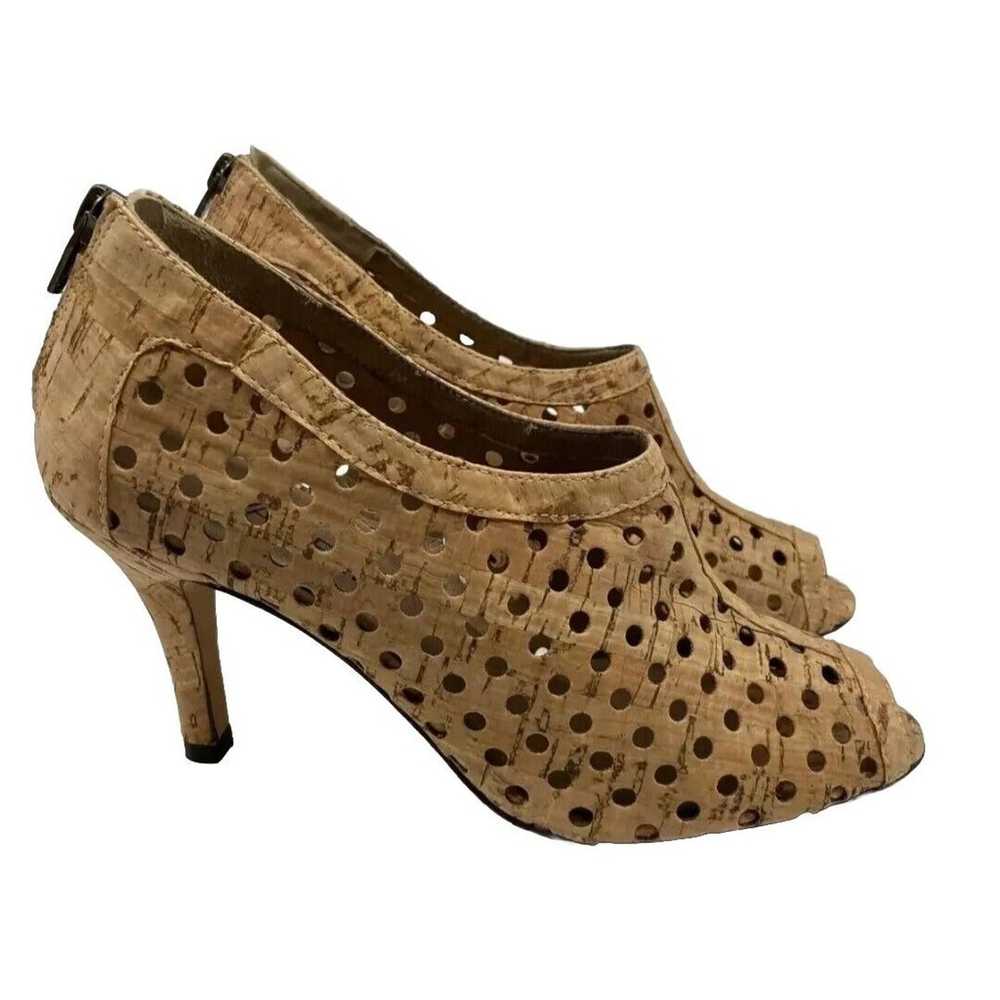 VANELI Shoes Womens Sz 8M Cut Out Cork Leather Pu… - image 5