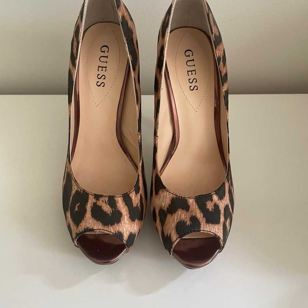 Guess Leopard Print Heels - image 2