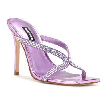 Nine West Twist Heeled Slide Sandals