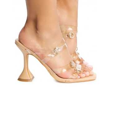 Cape Robbin Kassandra-Shi Clear Strap Nude Reverse