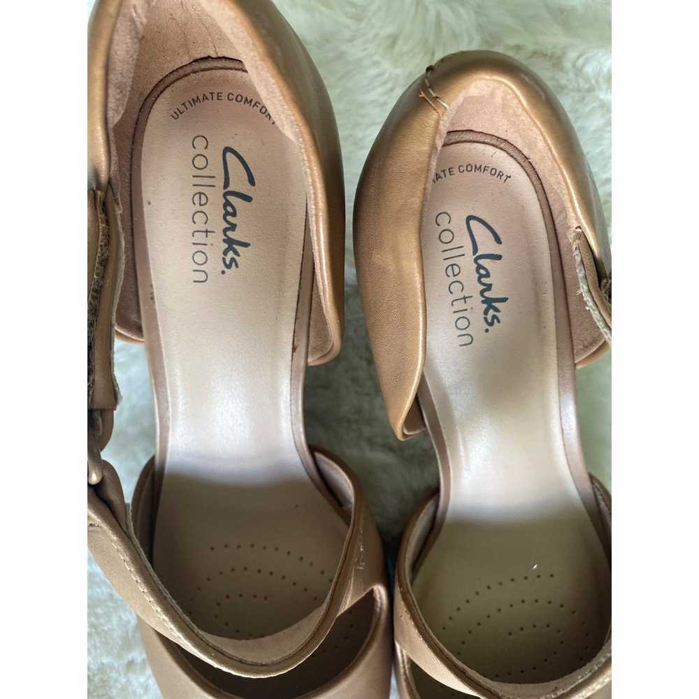 Clark’s Collection Ambyr Tan Pump Mary Jane Women… - image 9