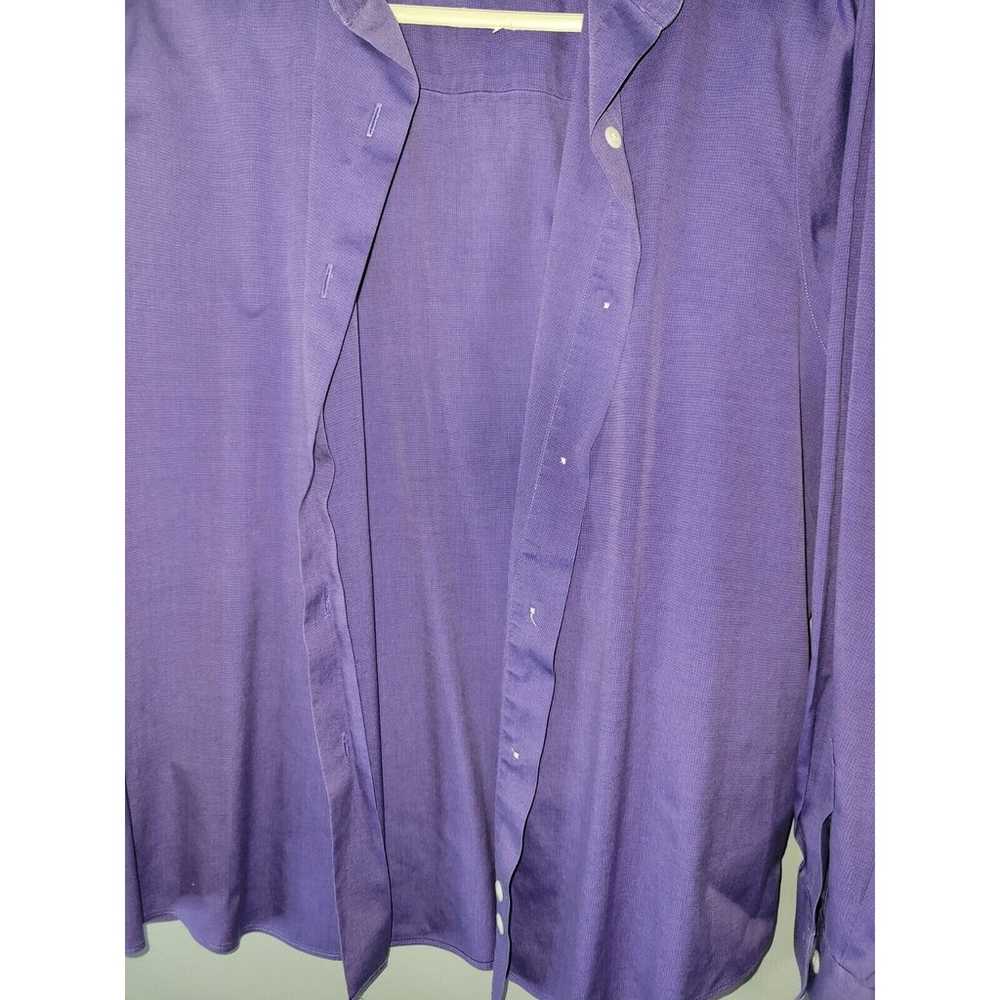 Talbots Blouse Womens 10 Purple Button Up Shirt W… - image 2