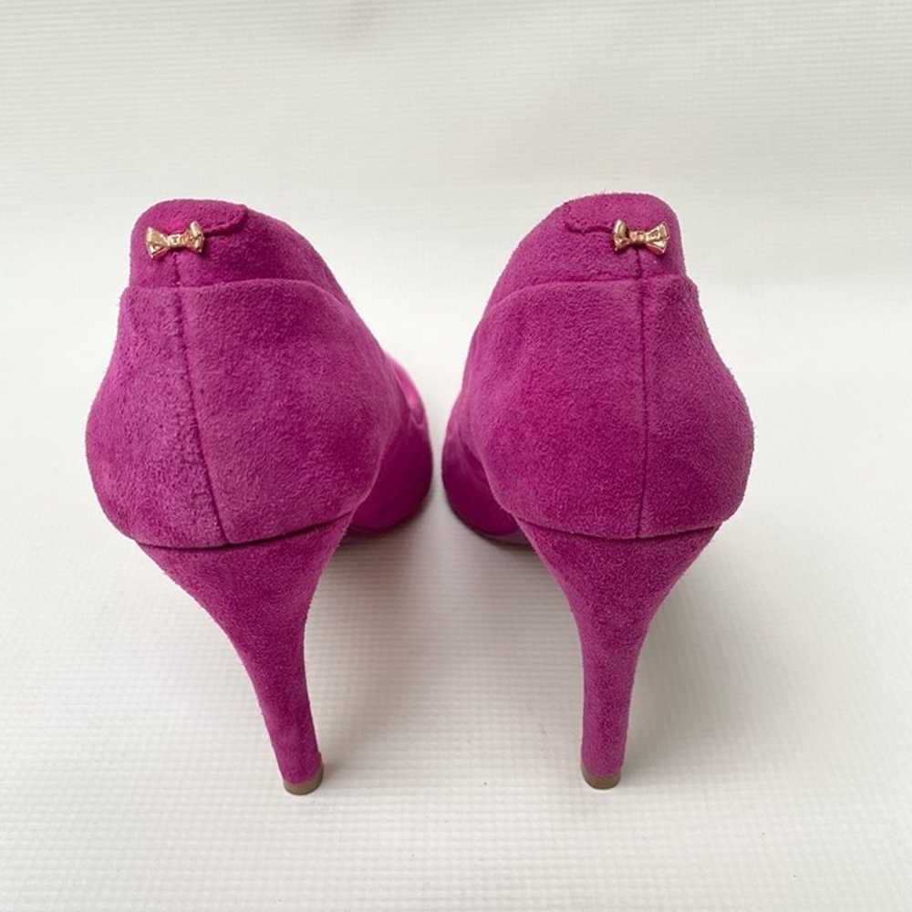 Ted Baker Fuchsia Sayu Pointed Toe Suede Pump Sti… - image 6