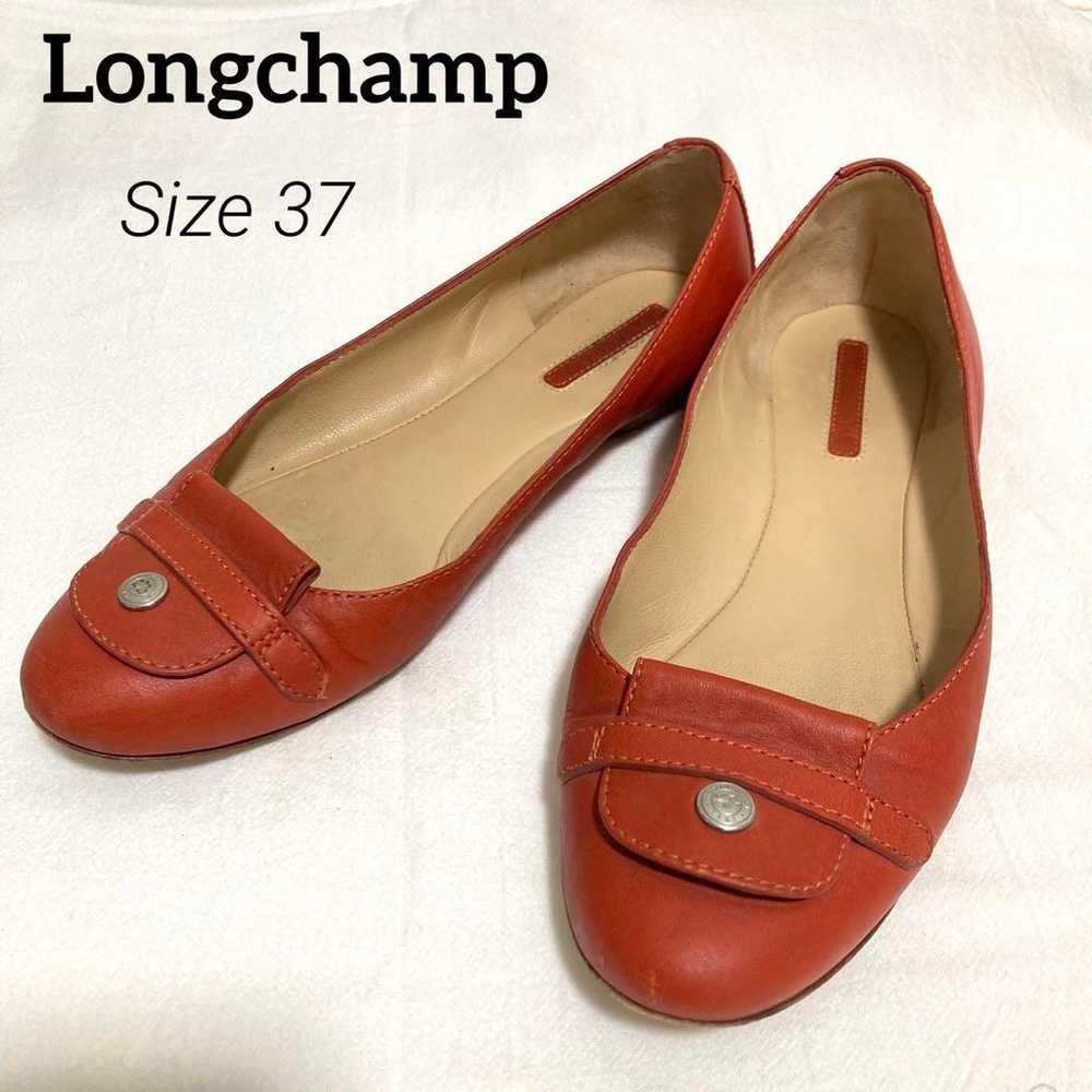 Longchamp 37 23 23.5 Orange Simple Pumps - image 1