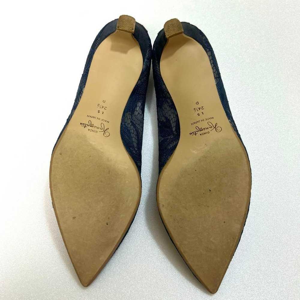 【Excellent Condition】 Ginza Kanematsu Lace Pumps … - image 11