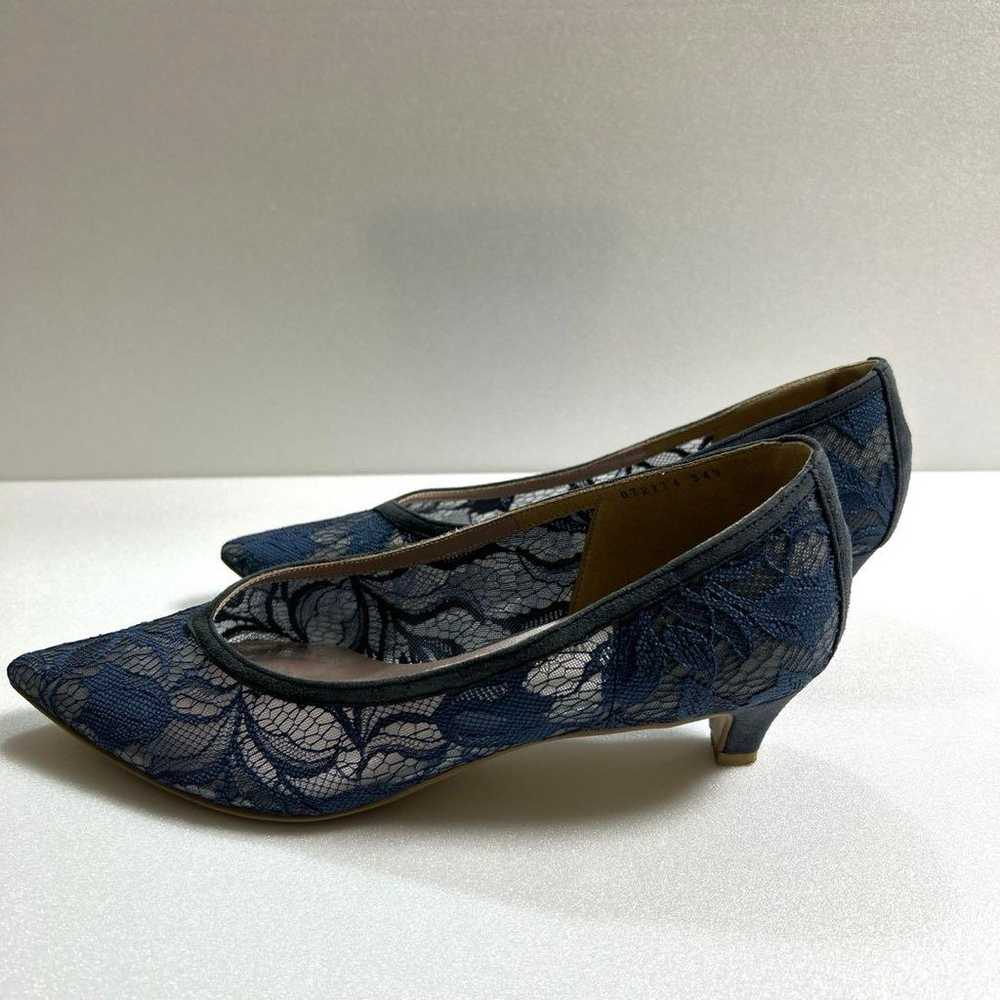 【Excellent Condition】 Ginza Kanematsu Lace Pumps … - image 2