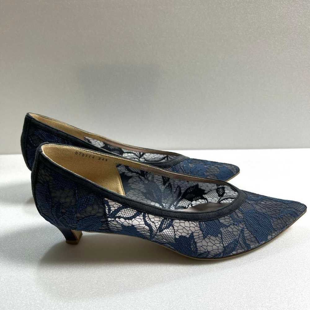 【Excellent Condition】 Ginza Kanematsu Lace Pumps … - image 3