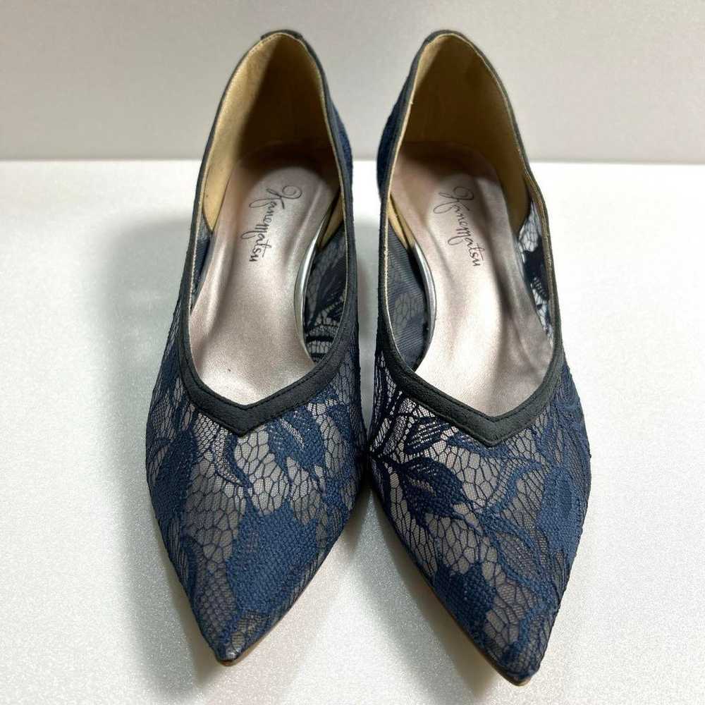 【Excellent Condition】 Ginza Kanematsu Lace Pumps … - image 4