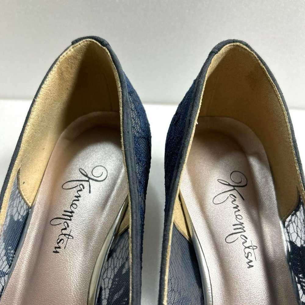 【Excellent Condition】 Ginza Kanematsu Lace Pumps … - image 9