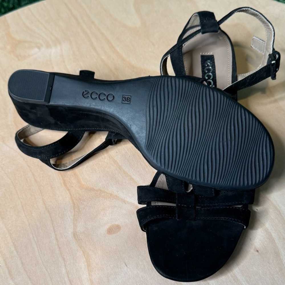 NWOT ECCO Rivas 45 Black Nubuck Sandal Size 7 - image 3