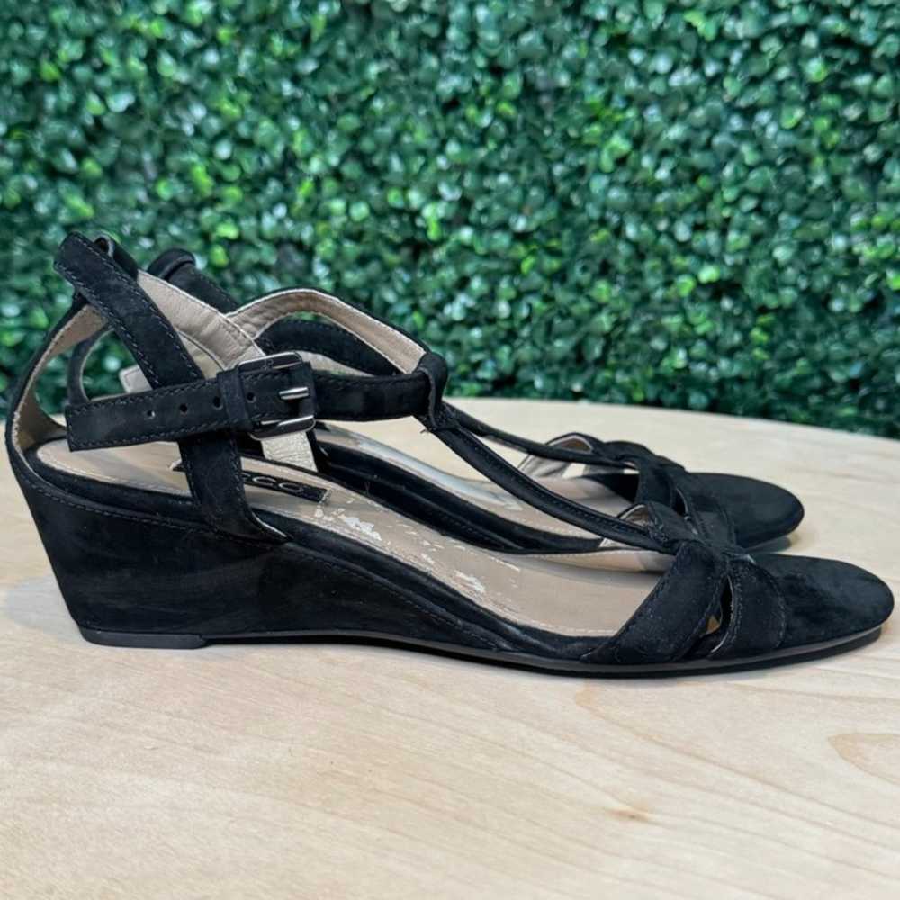 NWOT ECCO Rivas 45 Black Nubuck Sandal Size 7 - image 6