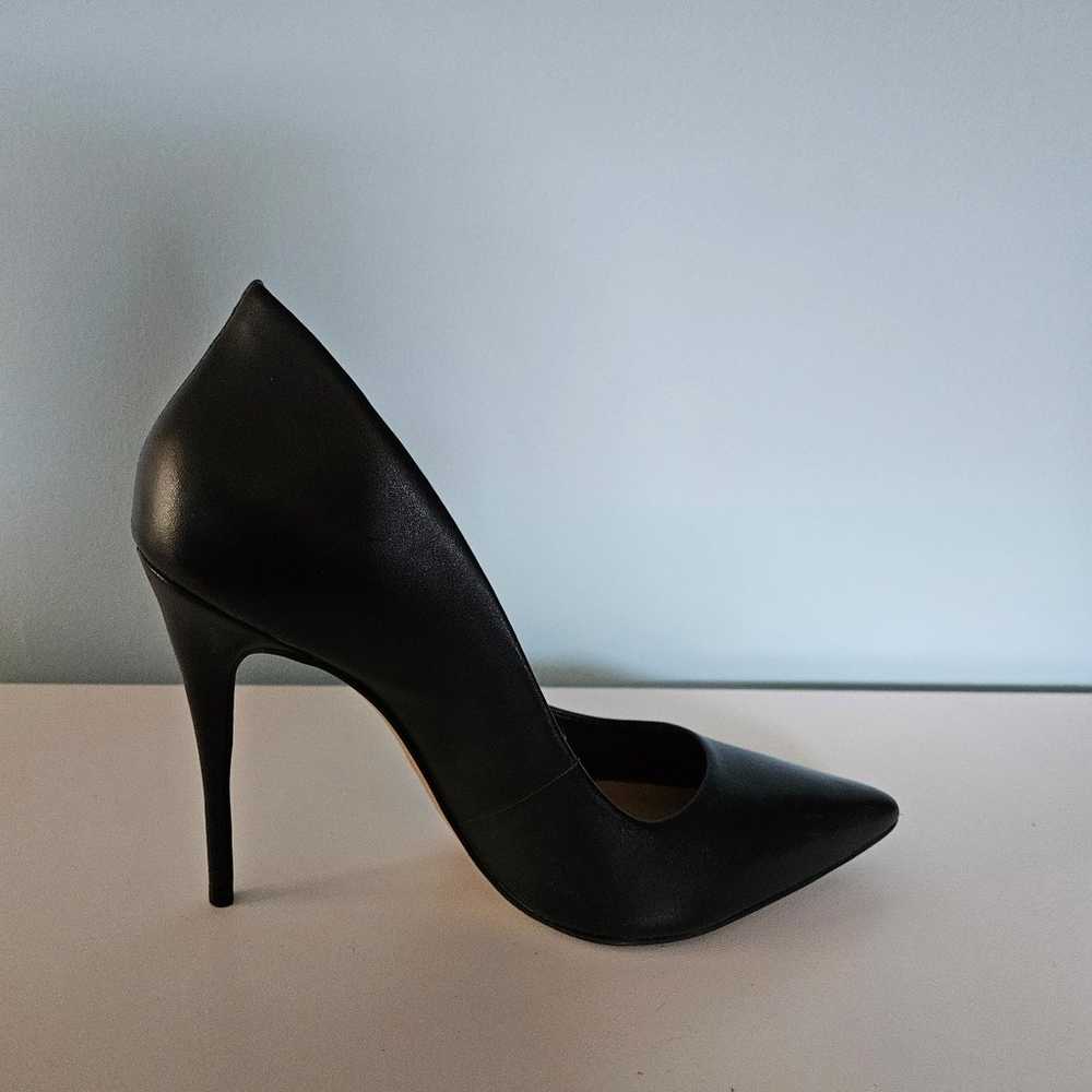 ALDO Black Patent Leather Stiletto Heels size 7.5 - image 3