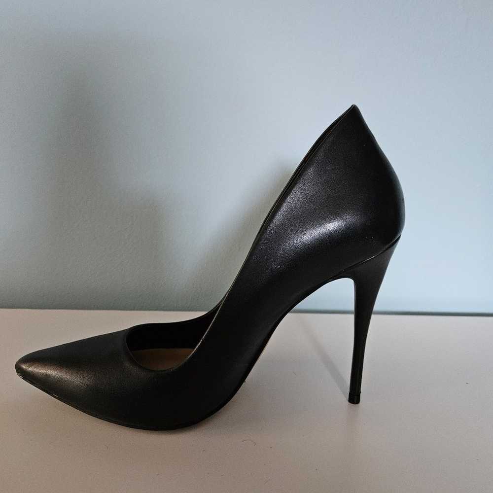 ALDO Black Patent Leather Stiletto Heels size 7.5 - image 4